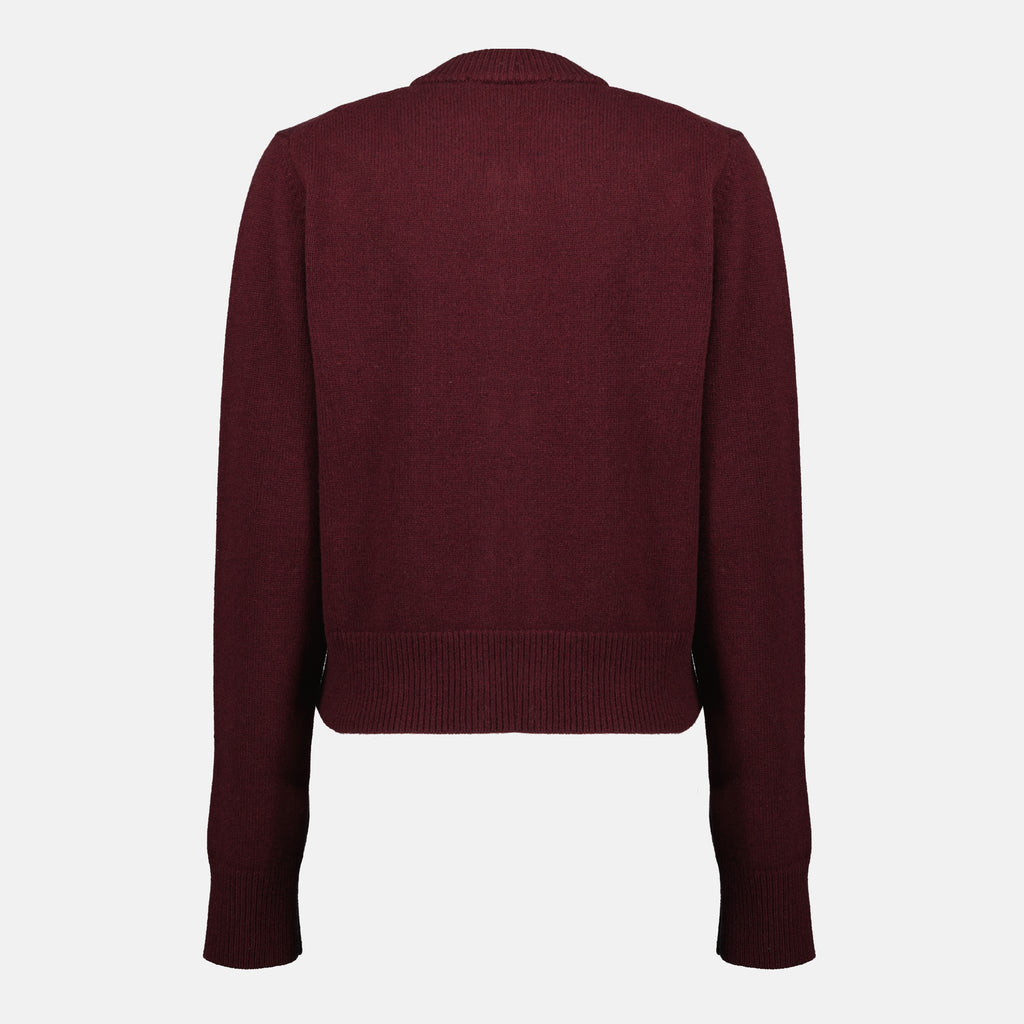 Image de l'article Cardigan AMI de coeur de la marque Ami PARIS pour Femme - Saison Automne-Hiver 2025 - Vue détaillée_2