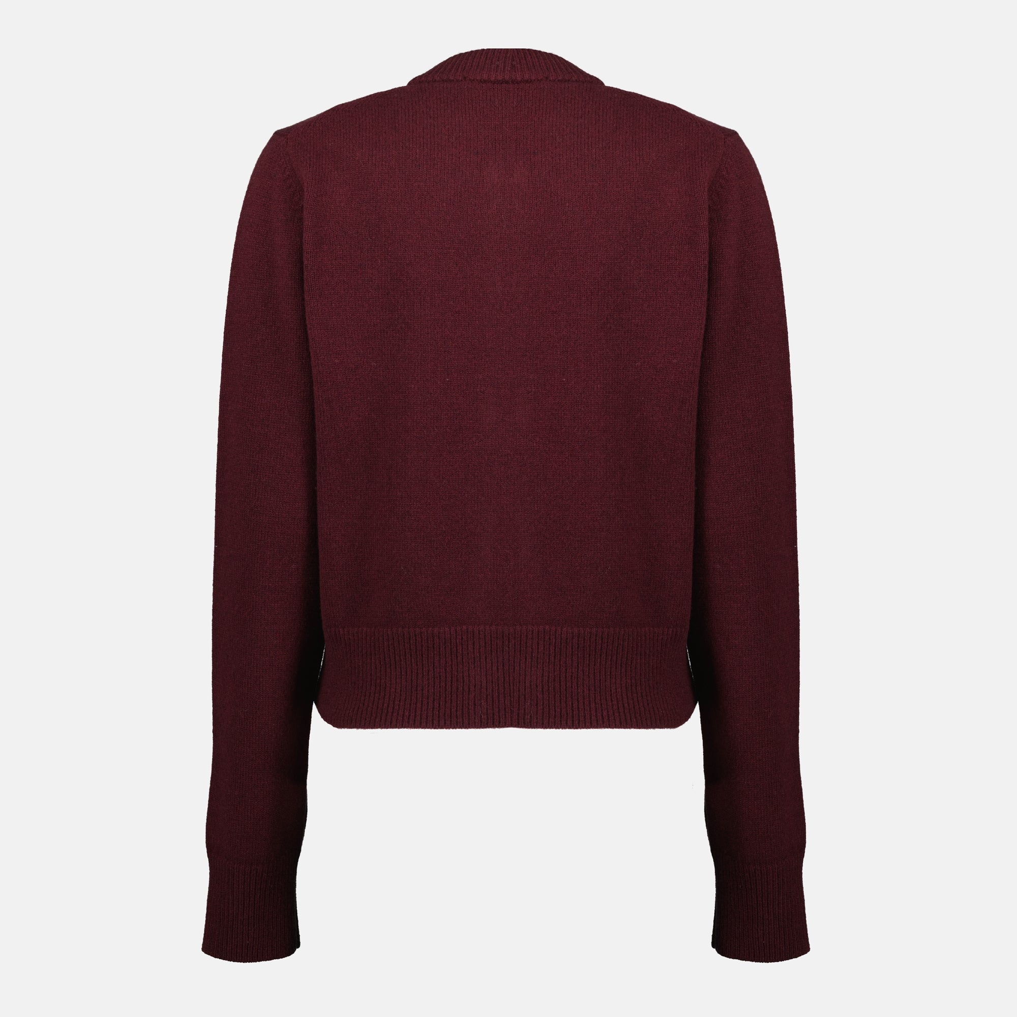 Image de l'article Cardigan AMI de coeur de la marque Ami PARIS pour Femme - Saison Automne-Hiver 2025 - Vue détaillée_2