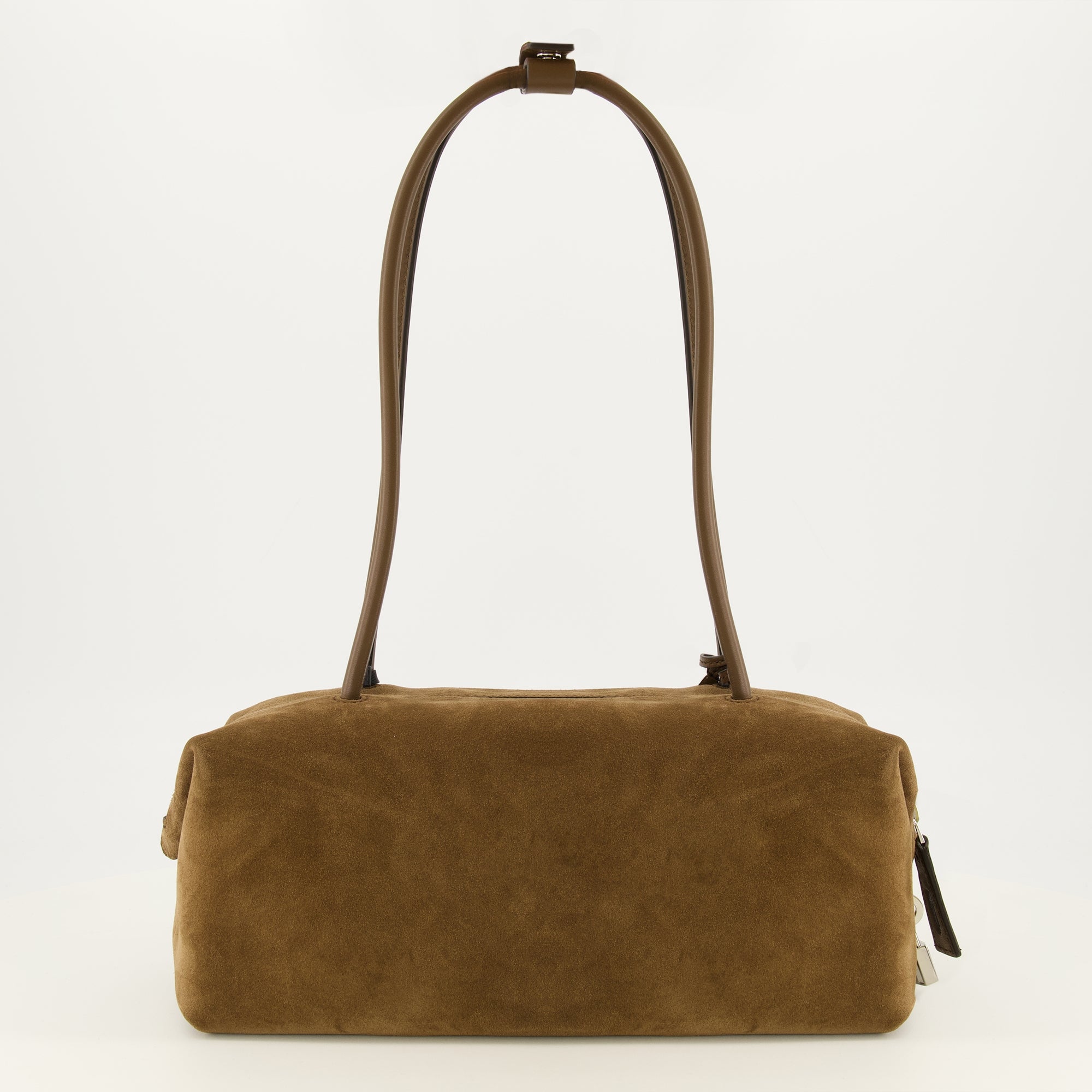 Sacs à main et épaule ブラウンスエードレザーの横型ボストンバッグ Max Mara Marron Femme