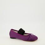Chaussures plates Bailarinas Anatomic Numeric de Satén en Morado Mm6 Violet Femme