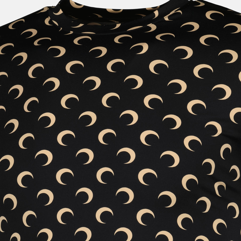 Image de l'article Haut Jersey Moon noir de la marque Marine Serre pour Unisex - Saison Automne-Hiver 2025 - Vue détaillée_1
