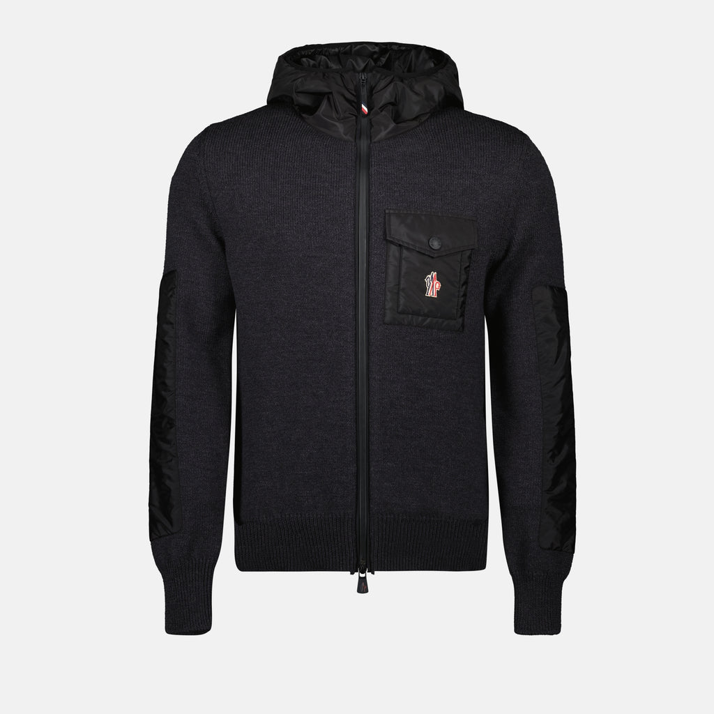 Vestes Veste en laine et nylon Moncler Grenoble Gris Homme