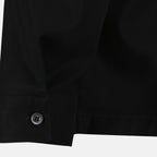 Imagen del artículo Chaqueta de camisa con cremallera de algodón negro de la marca Prada para Hombre - Temporada Primavera-Verano 2026 - Vista detallada_2