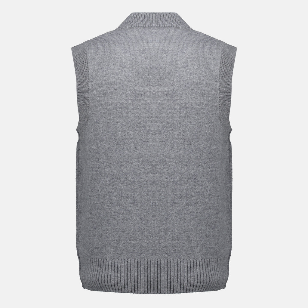 Maille Gray Sleeveless Sweater AMI de Coeur Ami PARIS Gris Homme