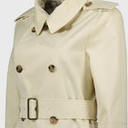 Manteaux Tench court Burberry Beige Femme