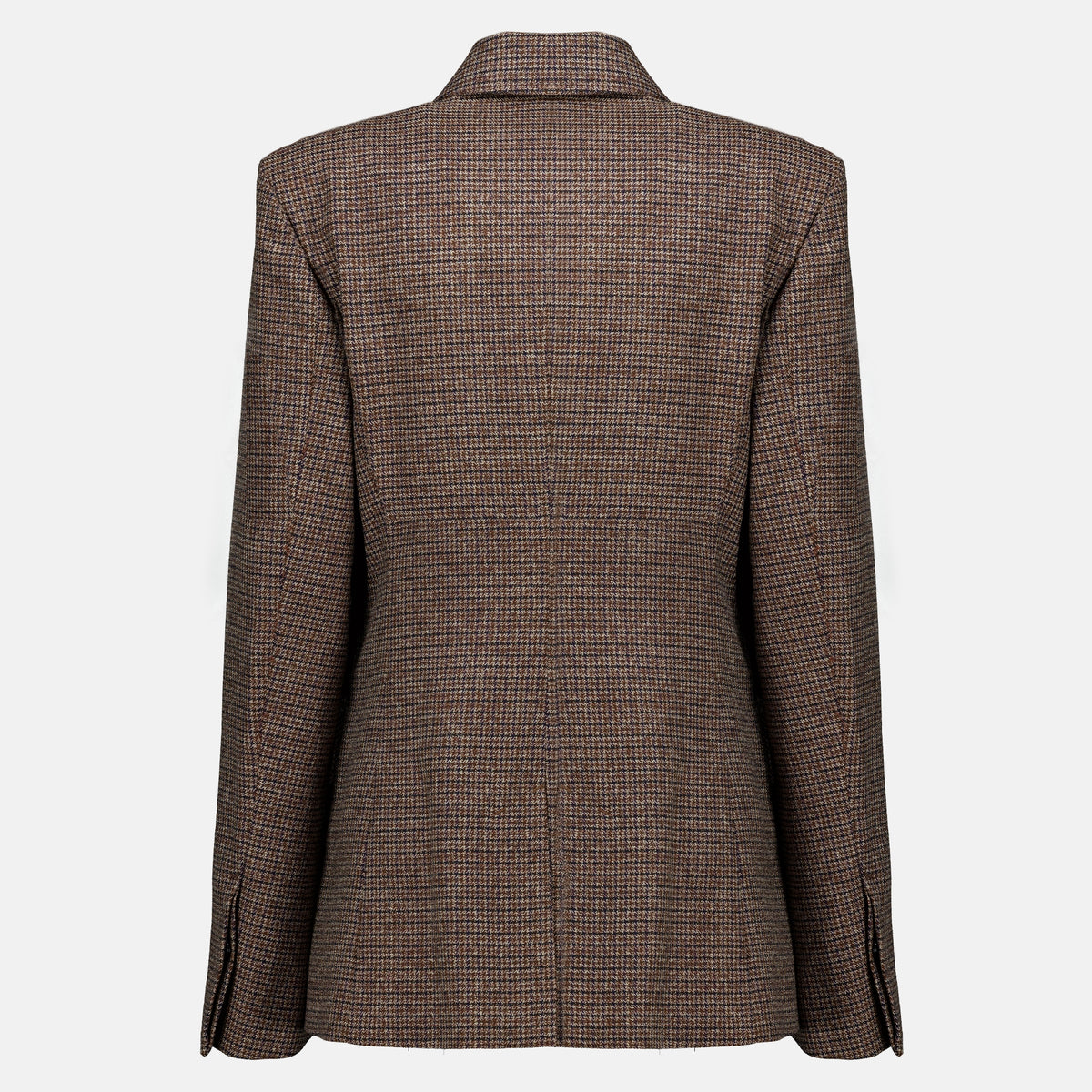Vestes Blazer pied de poule en laine Ami PARIS Marron Femme