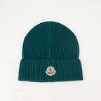 Hats, caps and beanies Green Knit Beanie Moncler Green Homme