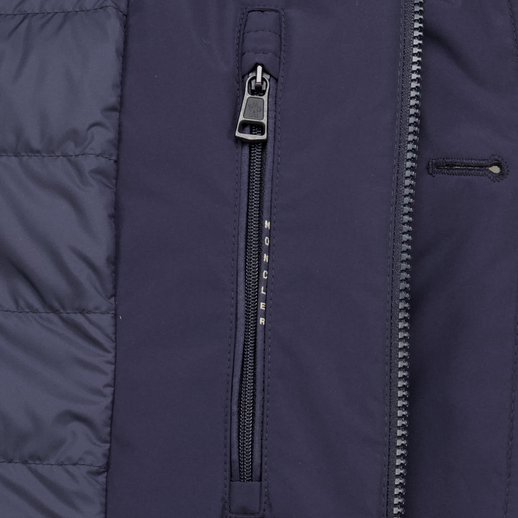 Manteaux Evrine Navy Blue Quilted Parka Moncler Bleu foncé Homme