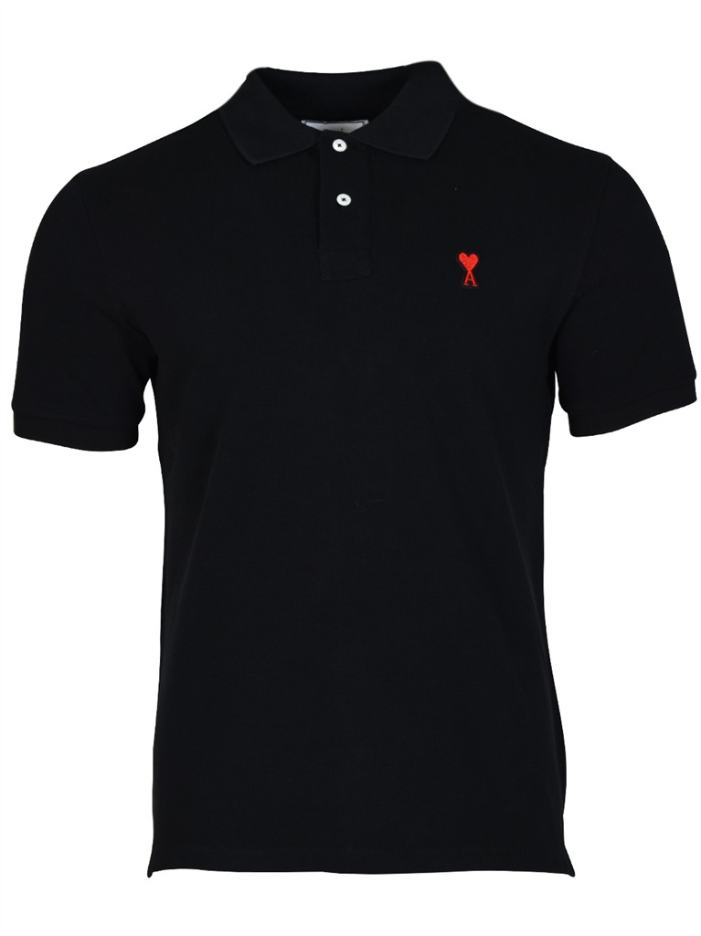 Polos BFHJ207.760 001 noir Ami PARIS Preto Homme