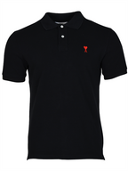 Polos BFHJ207.760 001 noir Ami PARIS Preto Homme