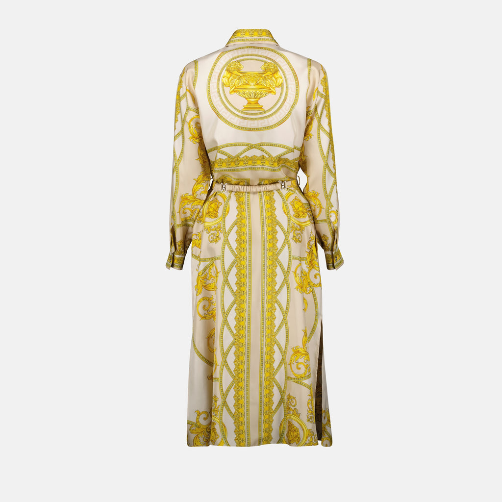 Vestidos Robe chemise La Coupe des Dieux Versace Amarelo Femme