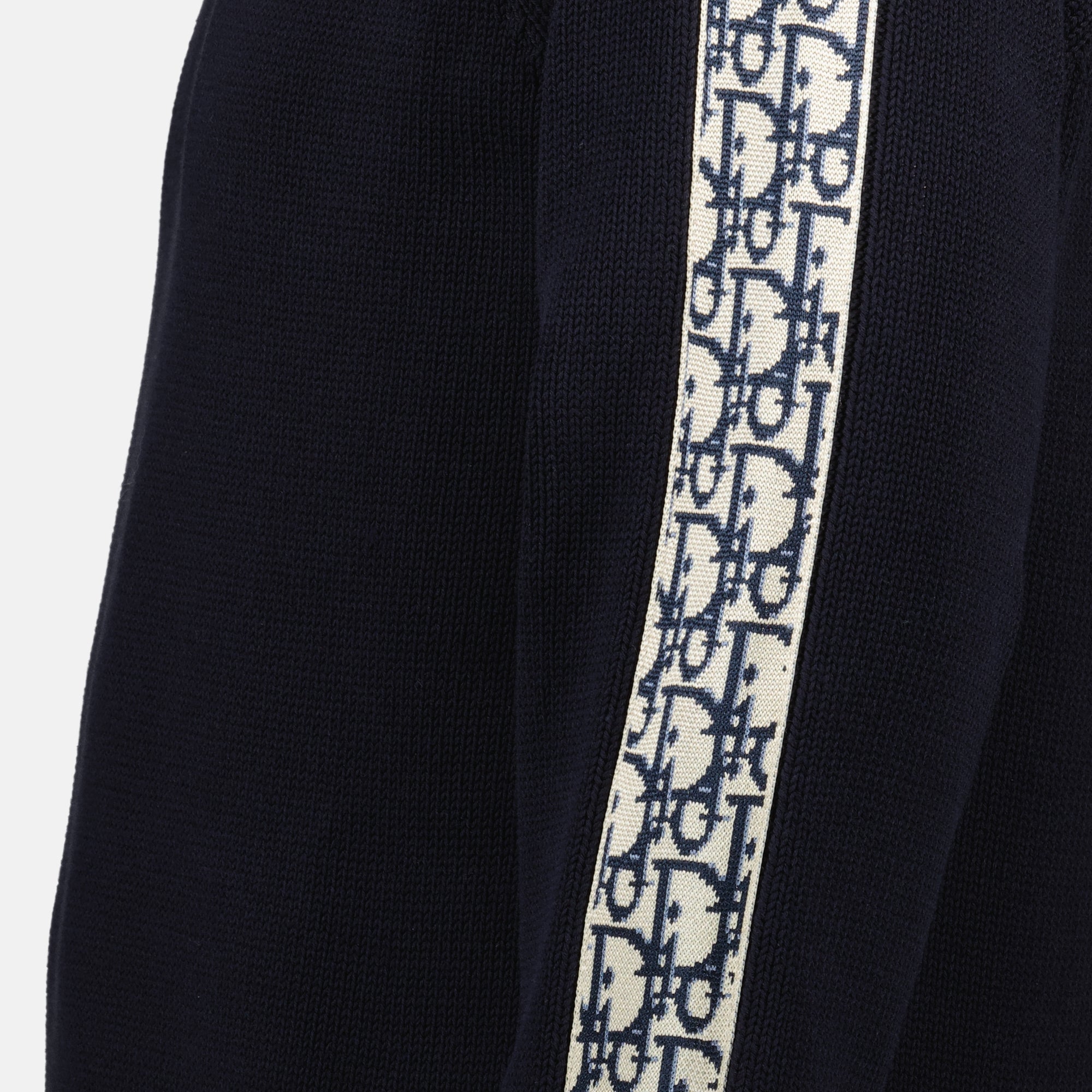 Bild des Dior Oblique navyblauen Pullovers der Marke Dior für Herren - Frühjahr-Sommer 2026 - Detaillierte Ansicht_1