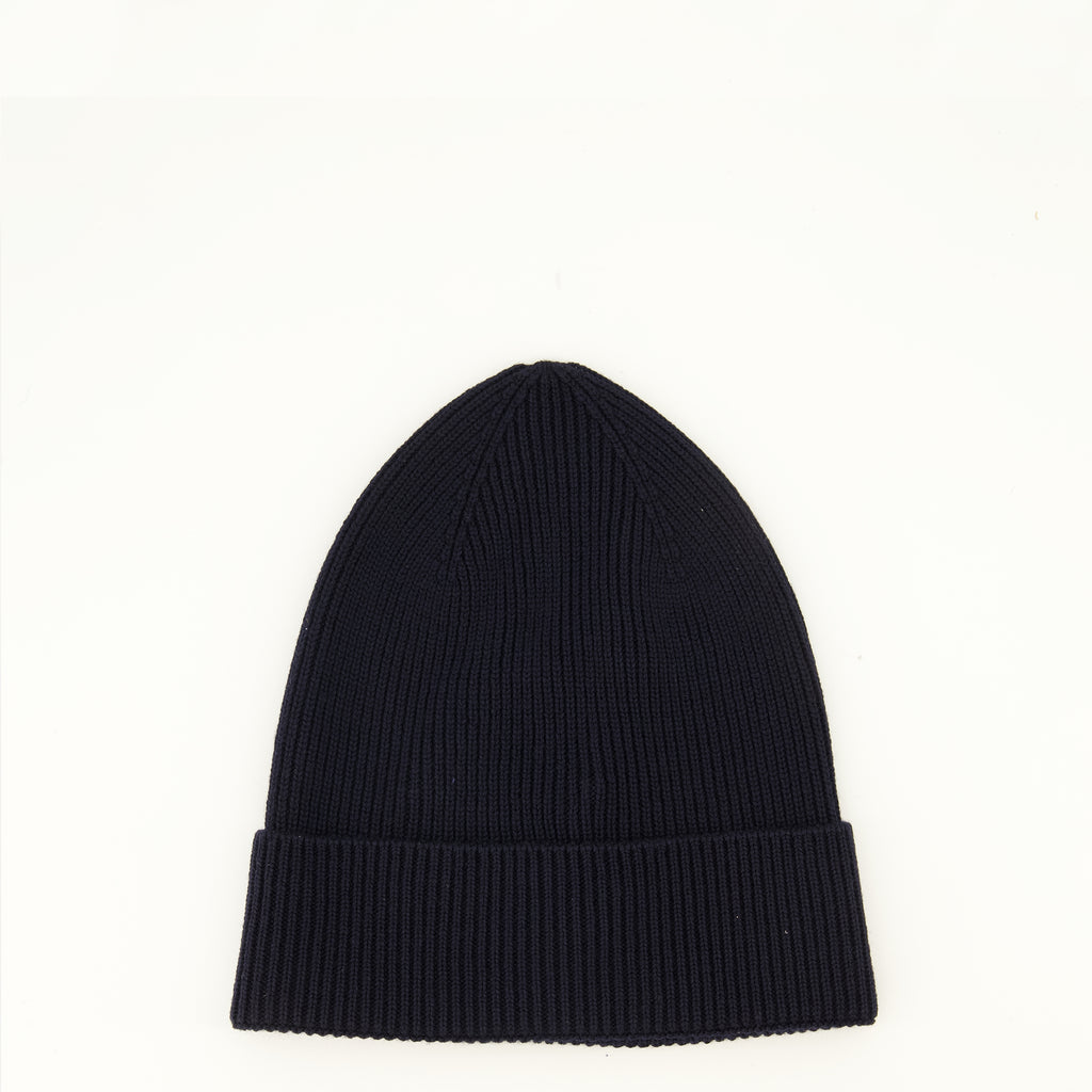 Chapeaux, casquettes et bonnets Gorro de lana azul marino Moncler Bleu foncé Homme
