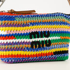 Sacs à main et épaule Mehrfarbige Häkeltasche Miu Miu Multicolore Femme
