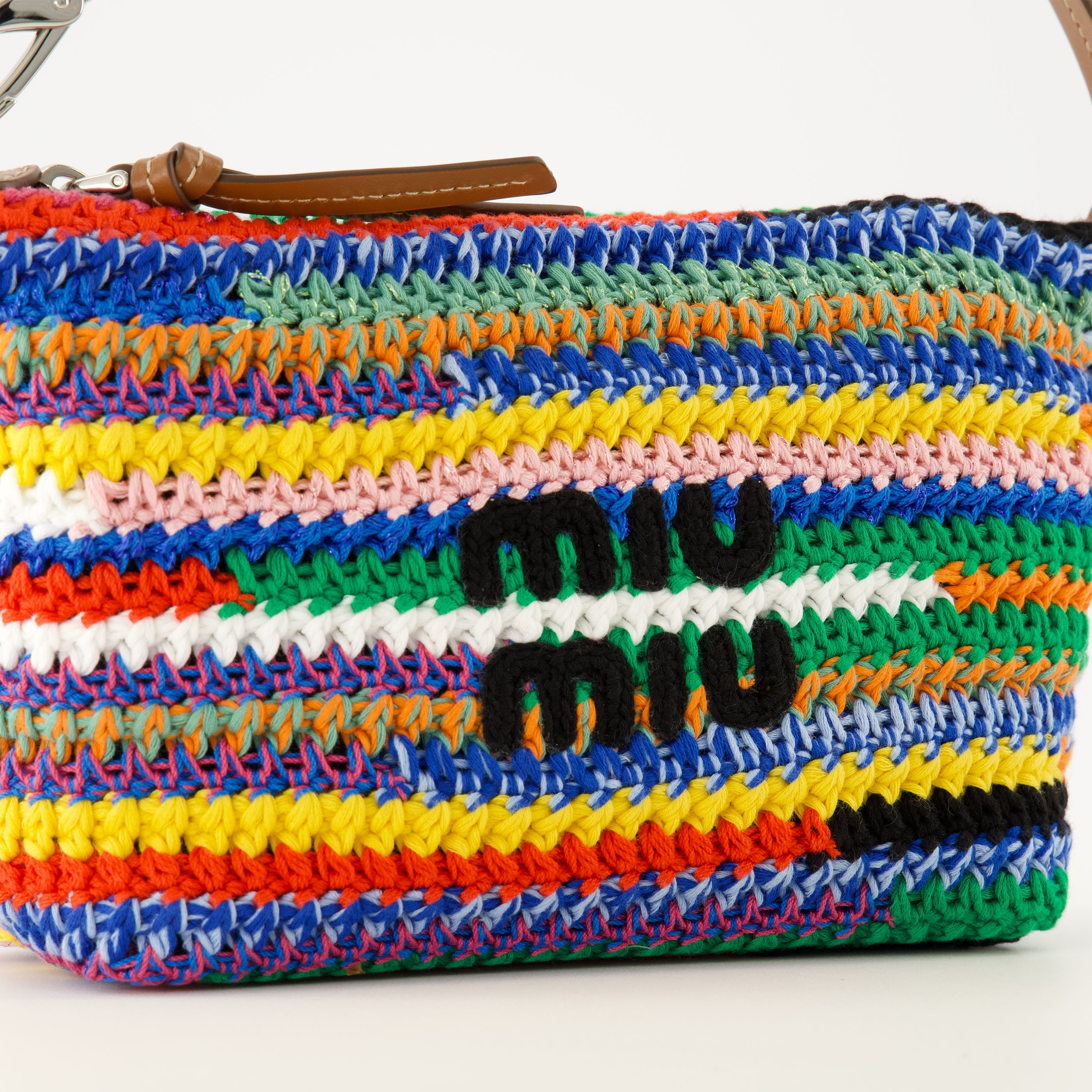 Sacs à main et épaule Pochette en crochet multicolor Miu Miu Multicolore Femme
