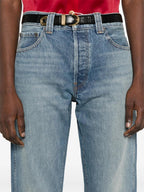 Pants Callum Jeans Khaite Blue Femme