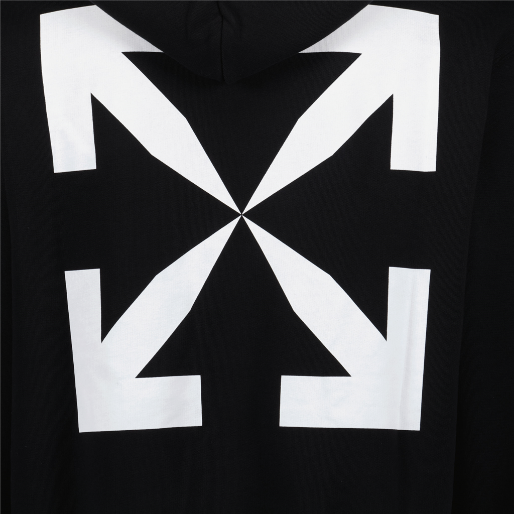 スウェットシャツ OMBB097C99FLE012 1001 black white Off-White 黒 Homme
