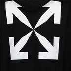 スウェットシャツ OMBB097C99FLE012 1001 black white Off-White 黒 Homme