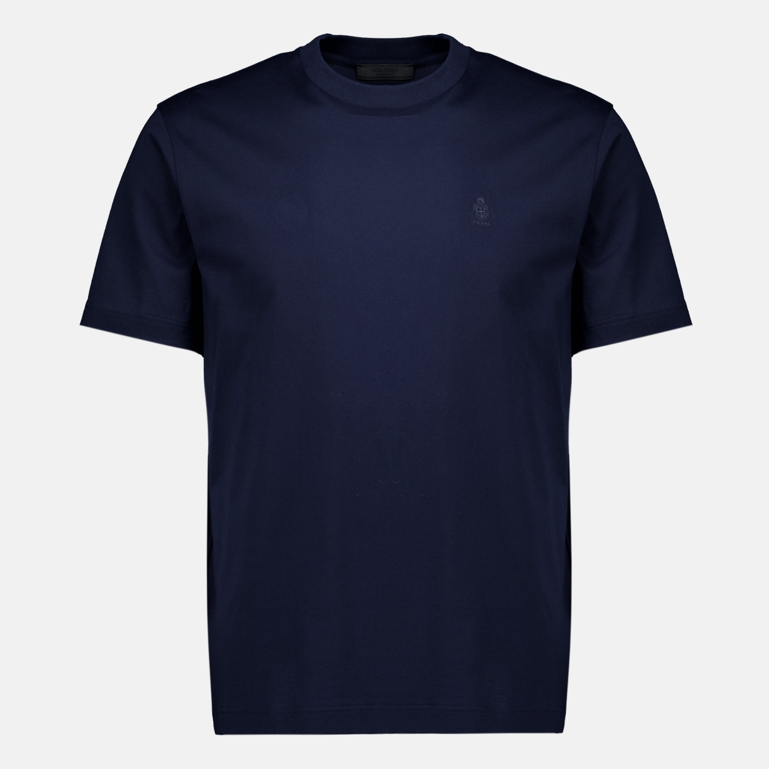 T-shirts T-Shirt Bordado Azul Marinho Prada Bleu foncé Homme