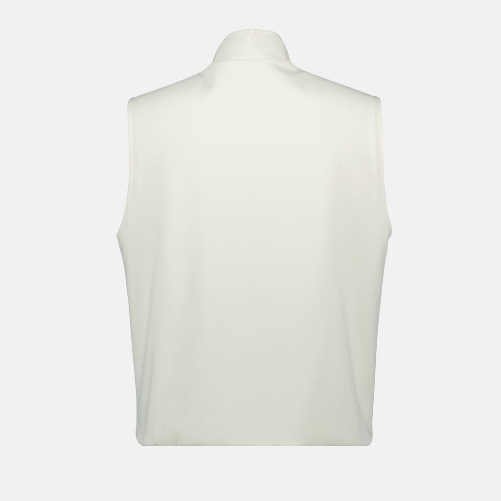 Vestes Gilet sans manches Moncler Blanc Homme