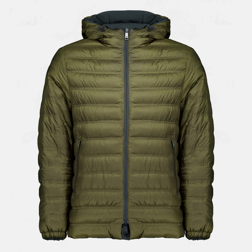 Vestes Umkehrbare Nylon-Daunenjacke Prada Vert Homme