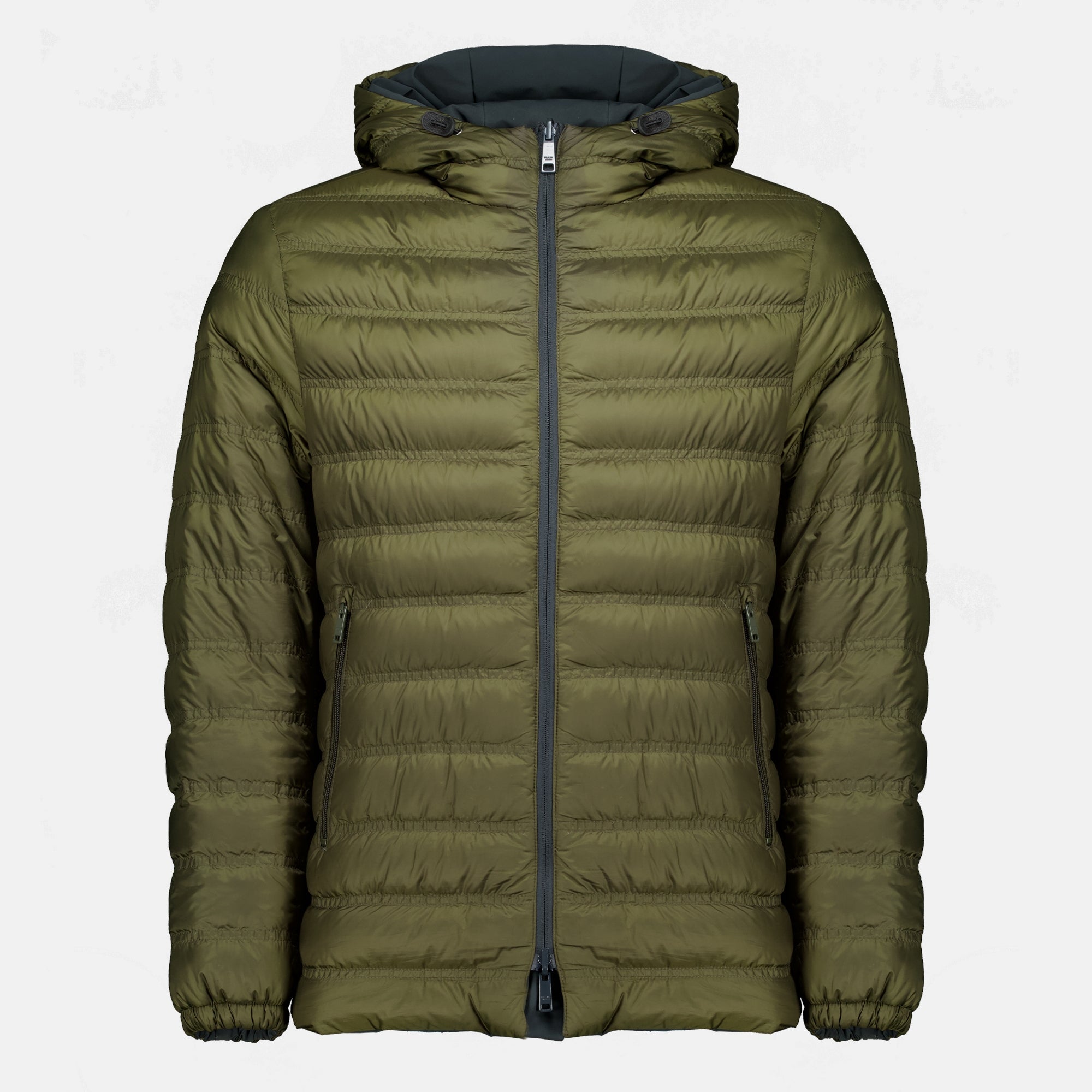 Vestes Doudoune réversible en nylon Prada Vert Homme