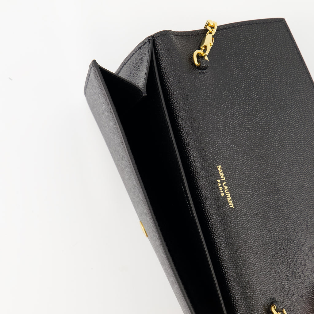 Crossbody bags Uptown Chain Pouch Saint Laurent Black Femme