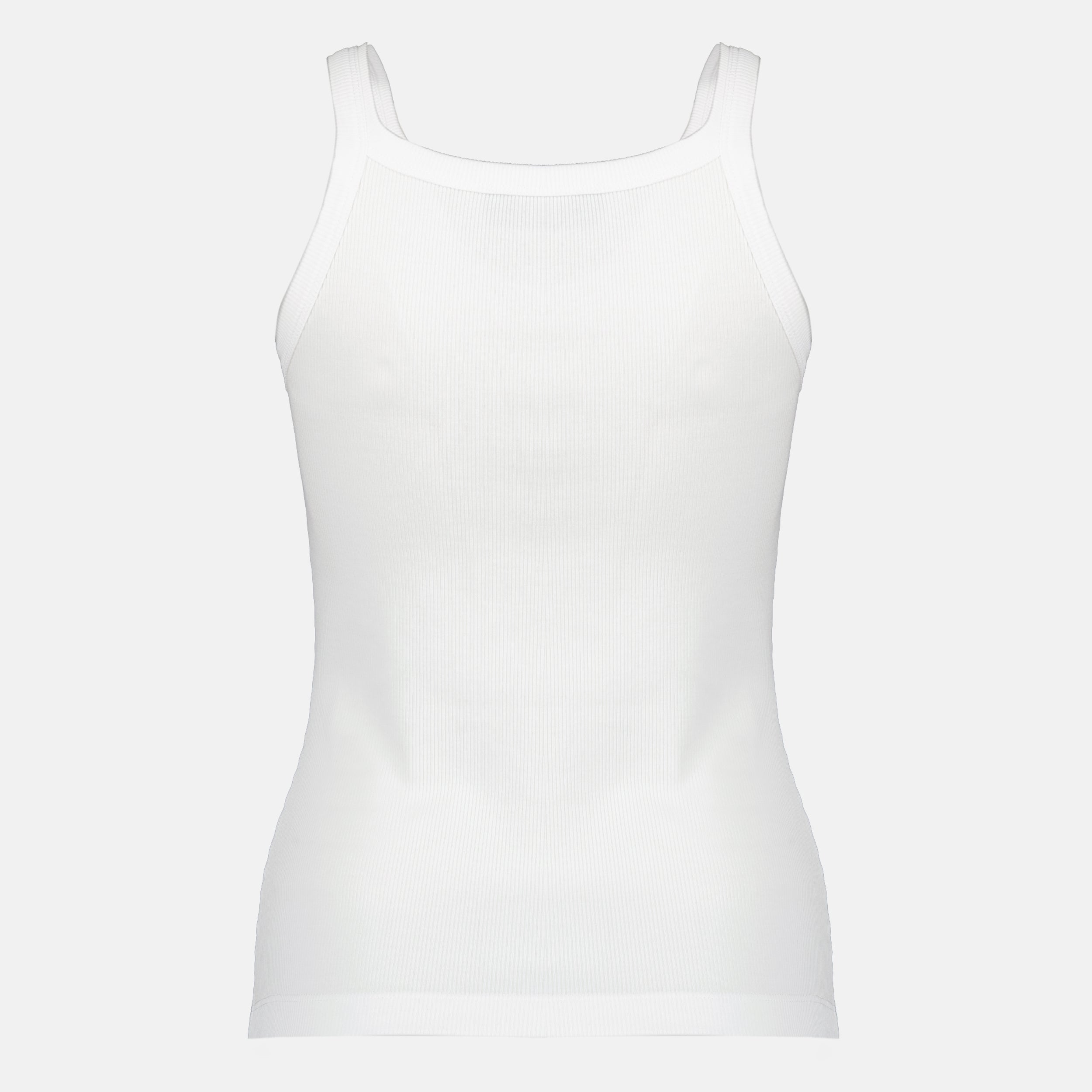 Tops Débardeur en coton blanc Fendi Blanc Femme