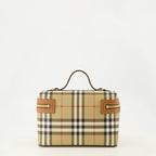 Immagine della borsa Vanity Check beige di Burberry per donna - Collezione Primavera-Estate 2026 - Vista Posteriore
