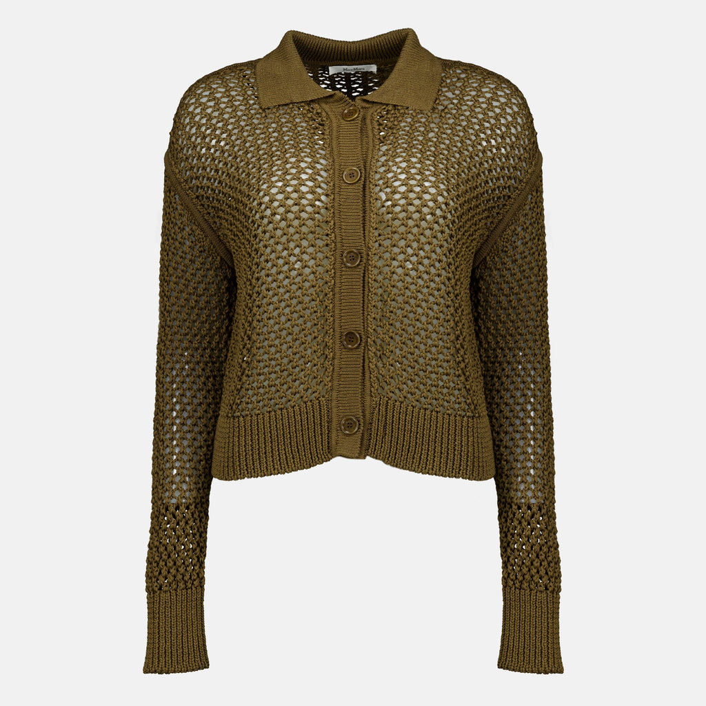 Maille Cardigan Kaki in Cordonnet Max Mara Kaki Femme