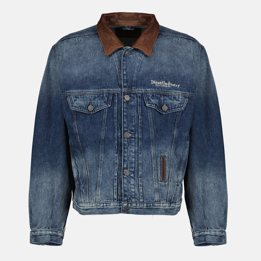 Image de l'article Veste en denim D-Denver de la marque Diesel pour Unisex - Saison Printemps-Été 2026 - Vue de Face