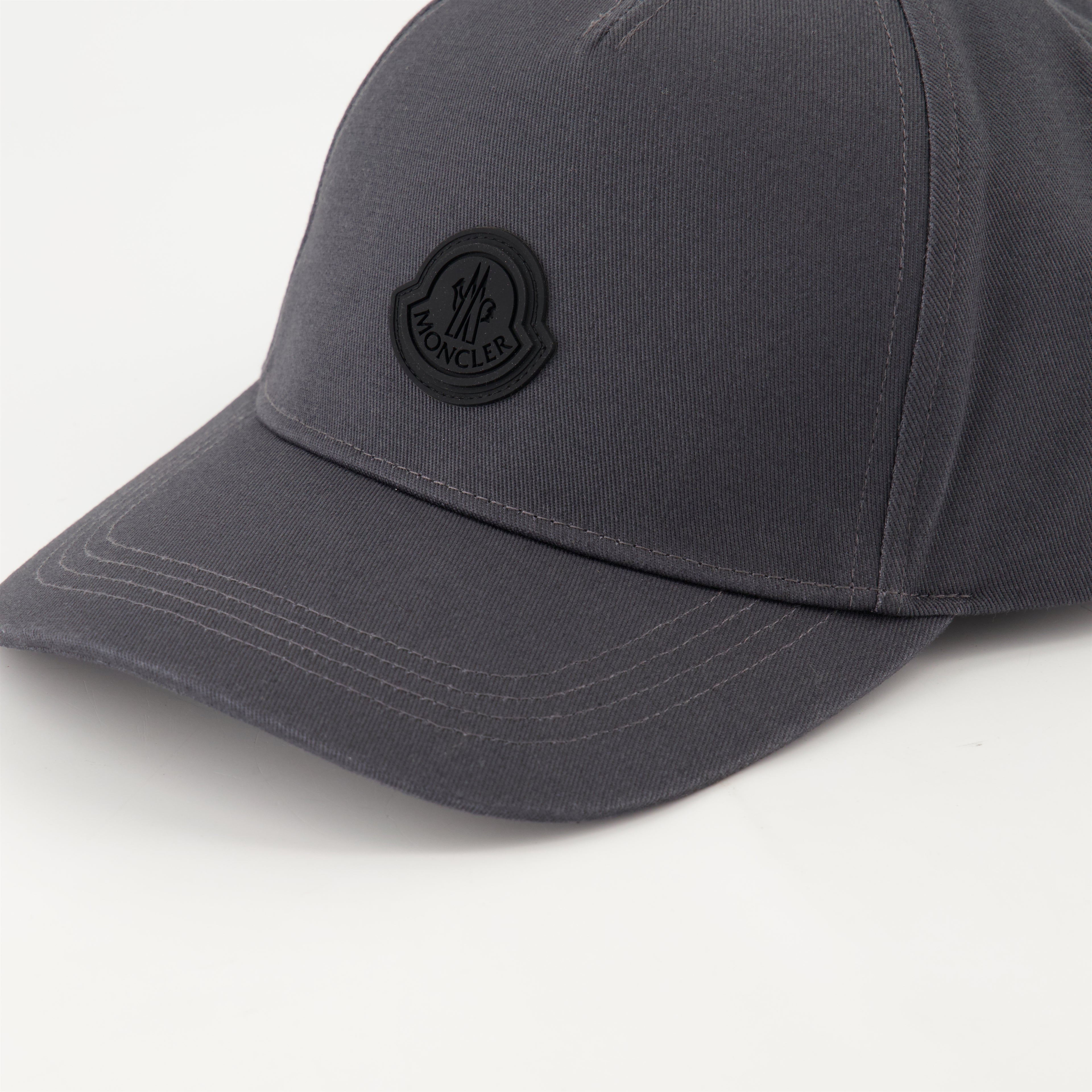 Chapeaux, casquettes et bonnets Casquette à logo Moncler Gris Homme