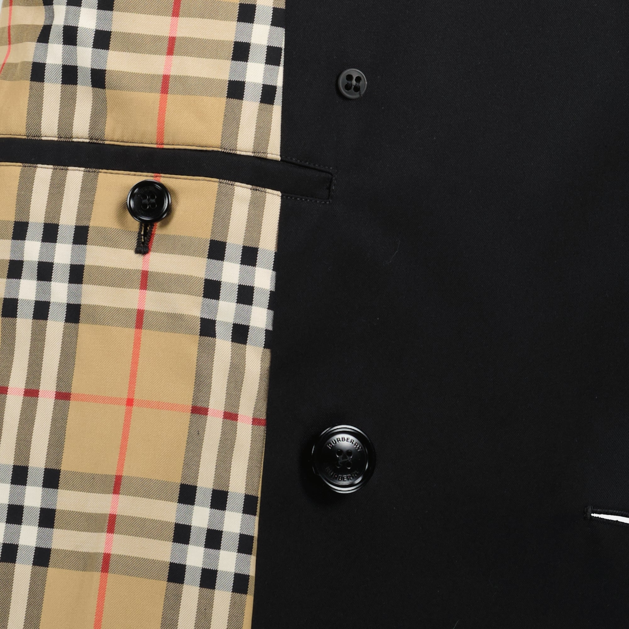 Manteaux Trench Kensington Burberry Noir Homme