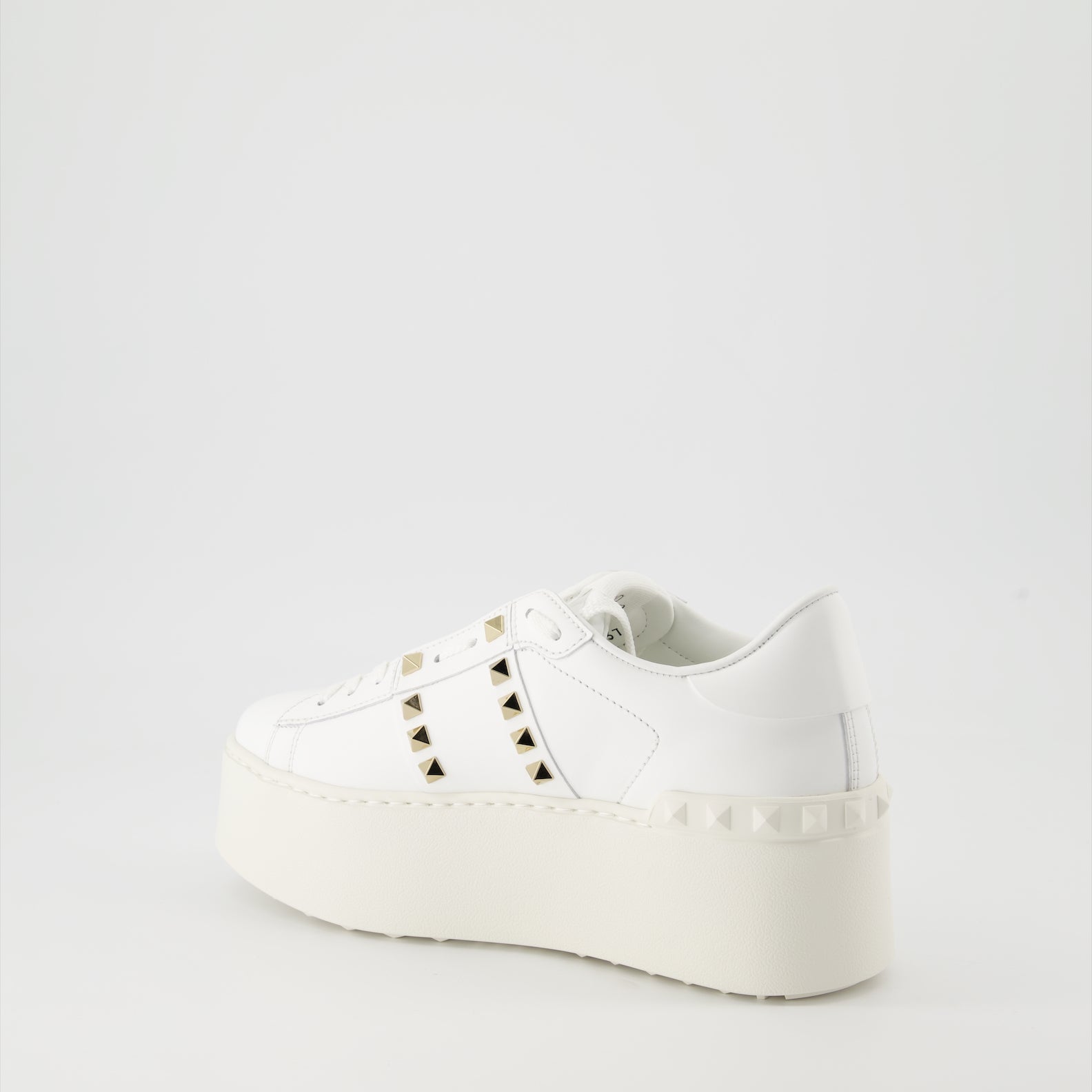 Baskets Baskets Rockstud Untitled Flatform Valentino Garavani Blanc Femme