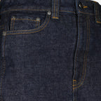 Image de l'article Jupe crayon Kendra en denim de la marque Khaite pour Femme - Saison Printemps-Été 2026 - Vue détaillée_1