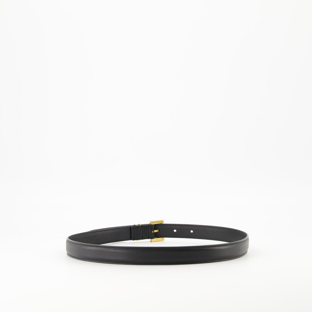 Cintos Cinto Fine Cassandre Saint Laurent Preto Femme