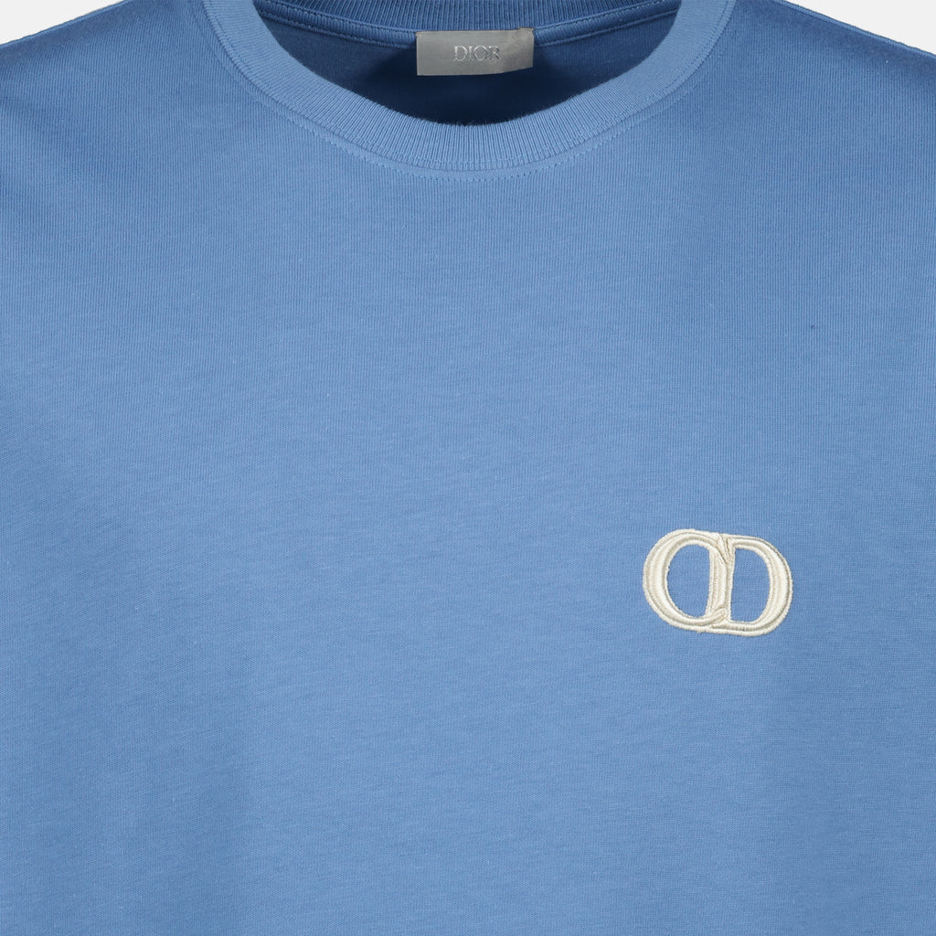 Camisetas Camiseta CD Icon Dior Azul Homme