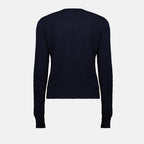 Maille Pull AMI de coeur Ami PARIS Bleu foncé Femme