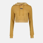 Sweatshirts Hoodie F-Slimmy-Hood-P5 Diesel Jaune Femme