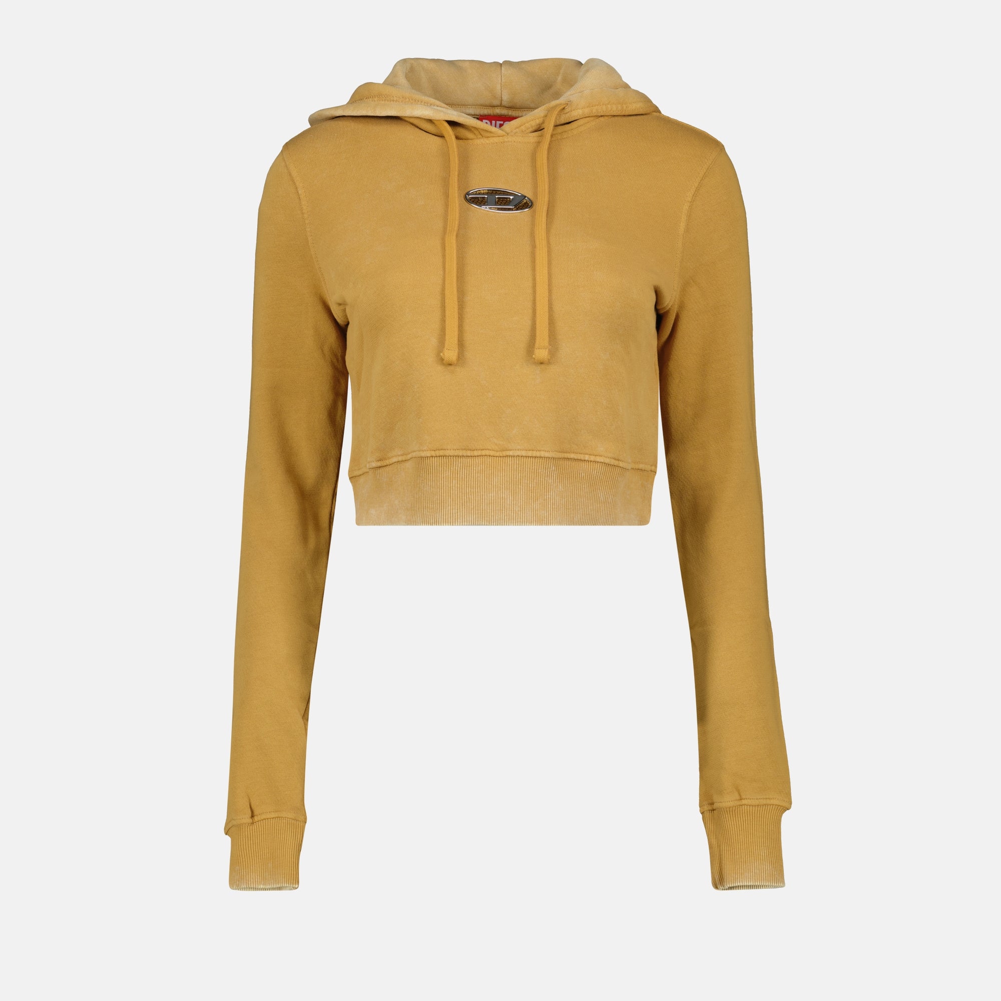 Sweatshirts Hoodie F-Slimmy-Hood-P5 Diesel Jaune Femme