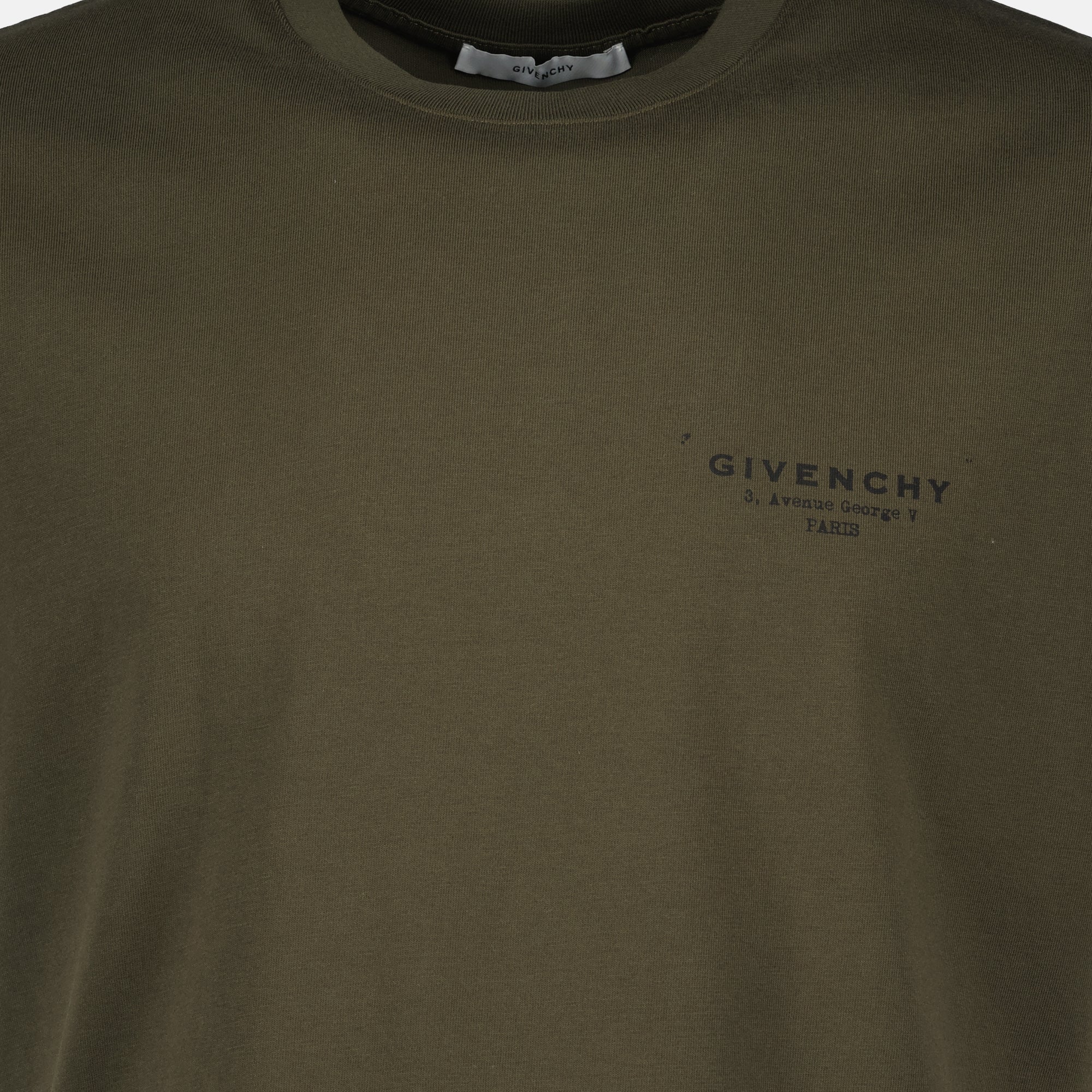 T-shirts T-shirt Signature Givenchy Kaki Homme
