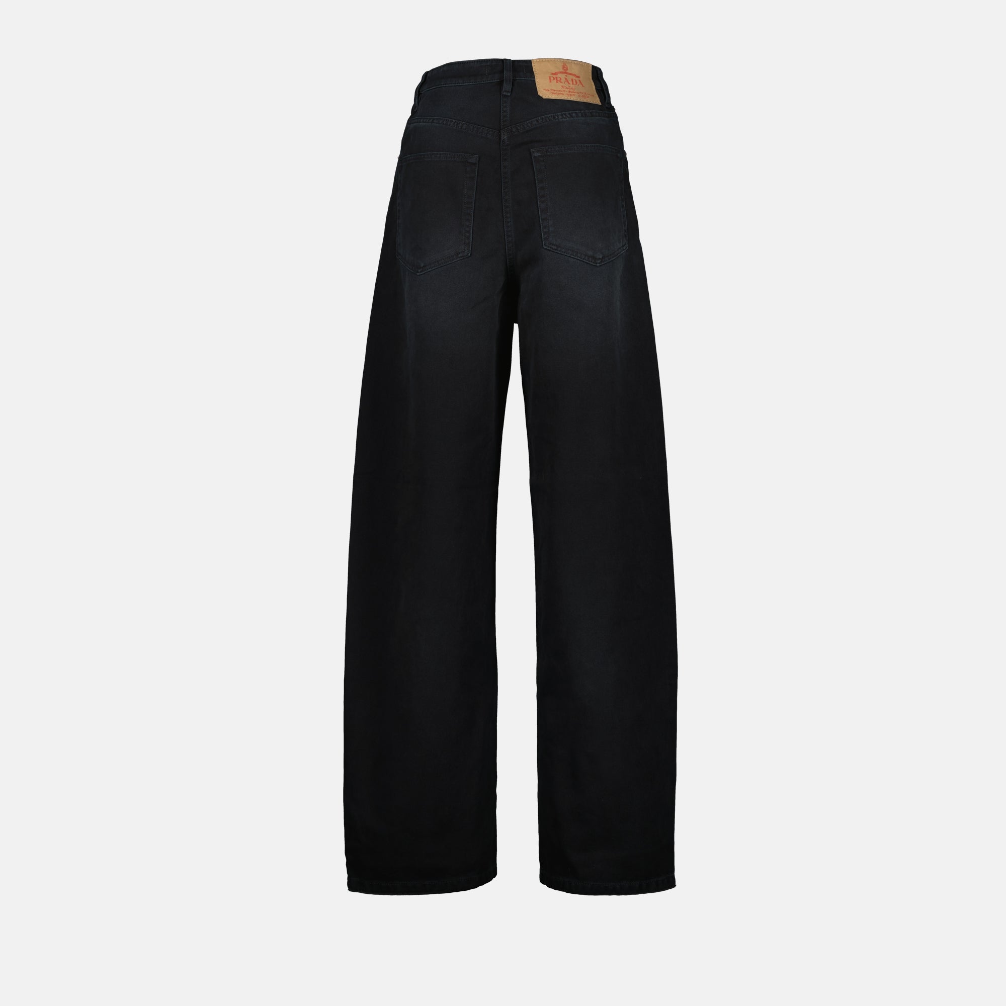 Pantalons Jeans en denim Prada Noir Femme