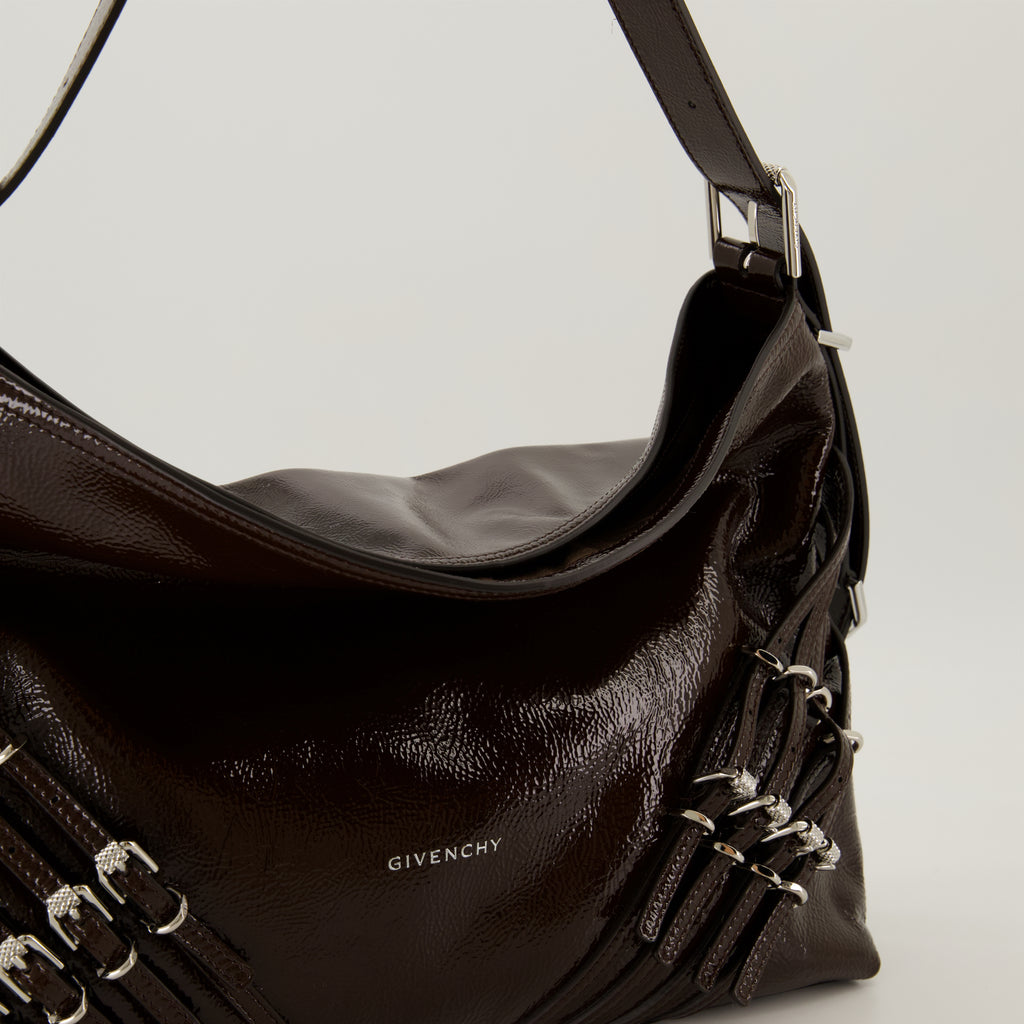 Sacs à main et épaule Sac Voyou en cuir Givenchy Marron Femme