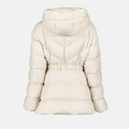 Manteaux Doudoune Brosse Moncler Blanc Femme