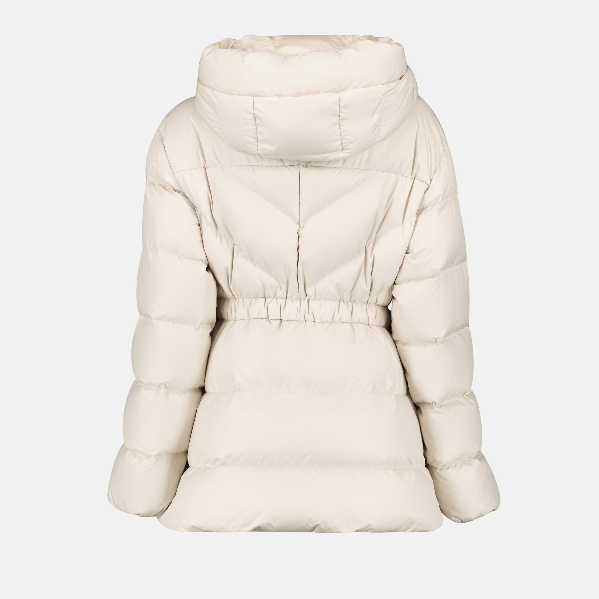 Manteaux Doudoune Brosse Moncler Blanc Femme