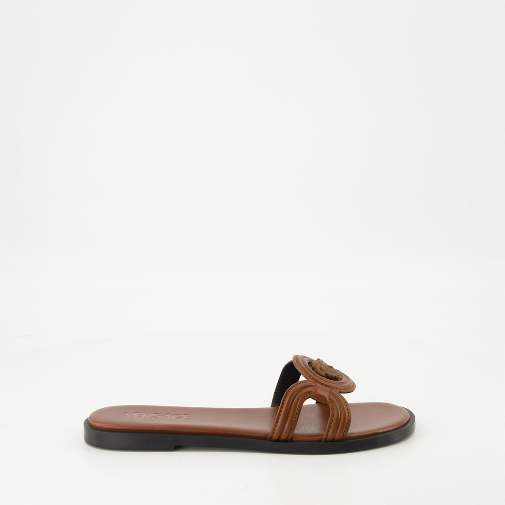 Chaussures ouvertes Sandales Medusa '95 Versace Marron Femme