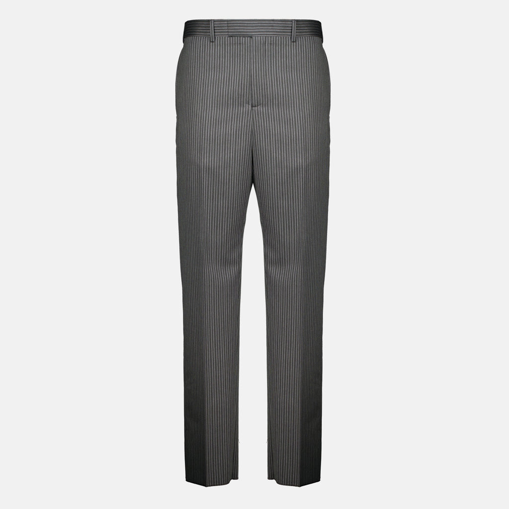 Pantalons Gray Striped Tailoring Pants Dior Gris Homme