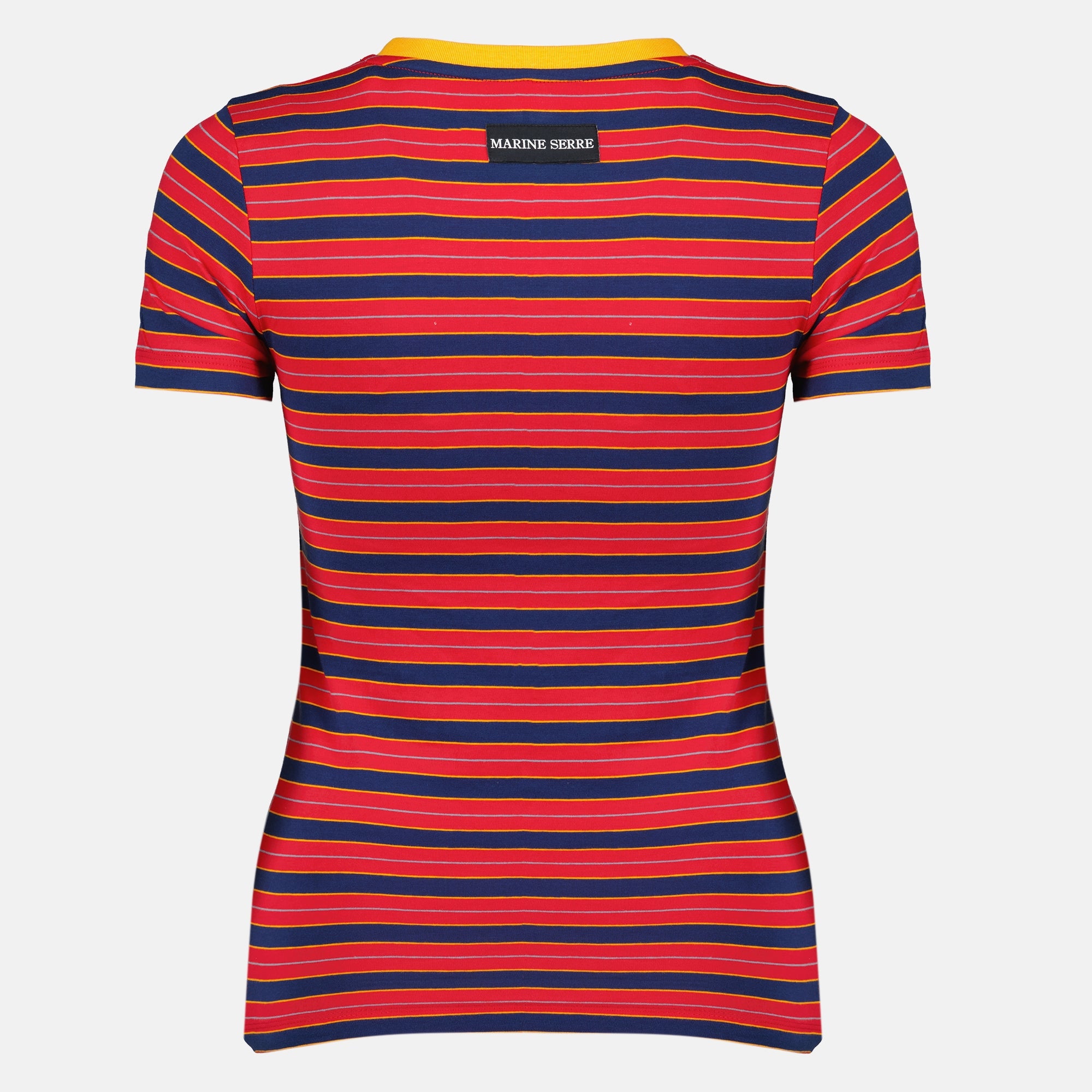 T-shirts Camiseta de Logo Rayas Rojas Marine Serre Rouge Femme