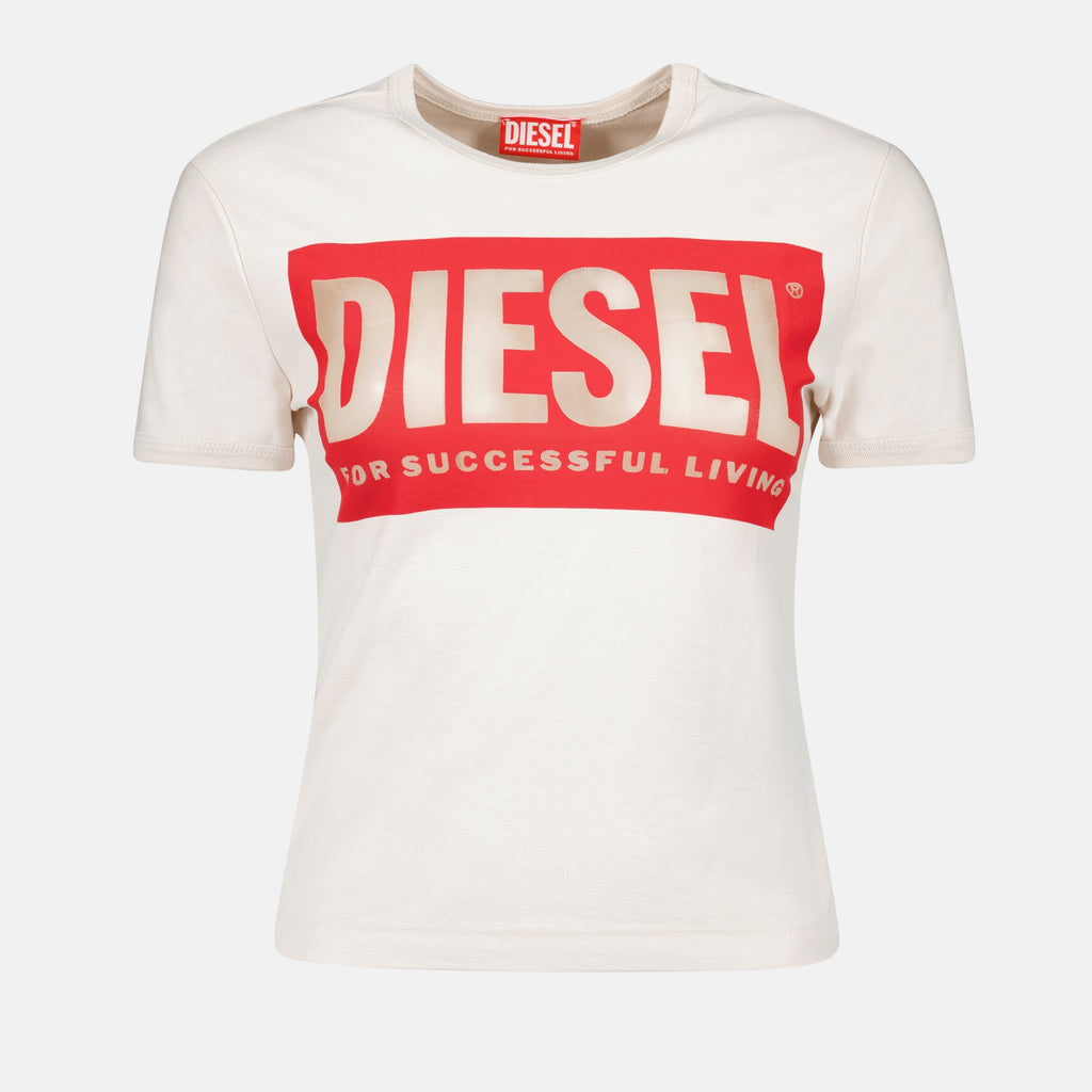 티셔츠 T-Malun T-Shirt Diesel 하얀색 Femme