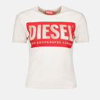 티셔츠 T-Malun T-Shirt Diesel 하얀색 Femme